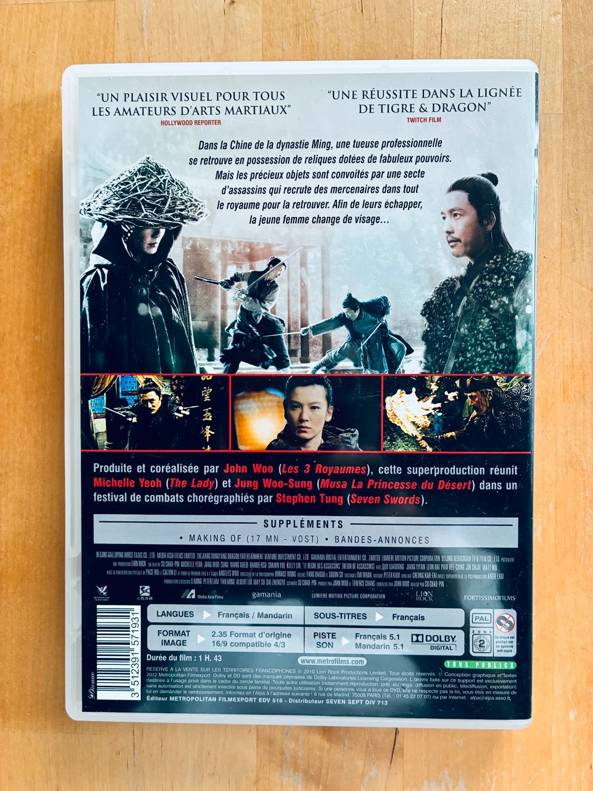 DVD El reino de los asesinos. – photo 3